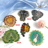 Animal Coaster Silicone Mold for Resin, Elephant, Peacock, Lion