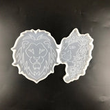 Animal Coaster Silicone Mold for Resin, Elephant, Peacock, Lion