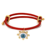 Elephant Star Evil Eye Heart Charms Bracelet for Women Boho Chains Bangle