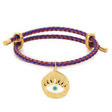Elephant Star Evil Eye Heart Charms Bracelet for Women Boho Chains Bangle