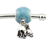 Elephant Balloon Charm 925 Silver Bracelet DIY Jewelry Making