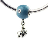 Elephant Balloon Charm 925 Silver Bracelet DIY Jewelry Making