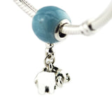 Elephant Balloon Charm 925 Silver Bracelet DIY Jewelry Making