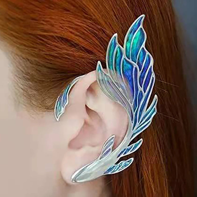 Elf Ear Cuffs Butterfly Clip Earrings Ear Sleeve Pendant without Piercing