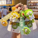 Elf Vegetable Dog Keychain Pendant Cabbage Dog Doll Toy Keyfob