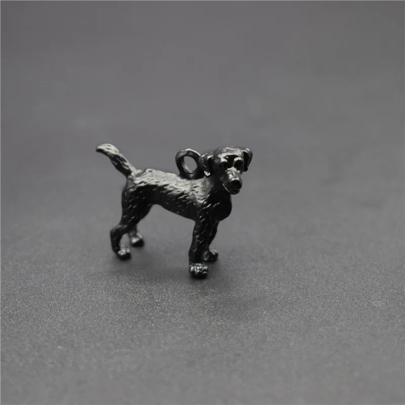 Elfin Labrador Retriever Vintage Pendant Necklace