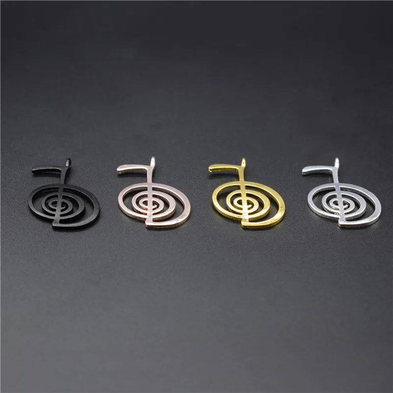 Elfin Cho Ku Rei Sci Silver Pendant Biochem Molecule Geometric Jewelry Women