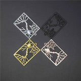 Rectangle Multipolar Neuron Pendant Biology Gift