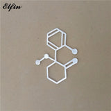 Ketamine Molecule Pendants for Neuron Biology Gift