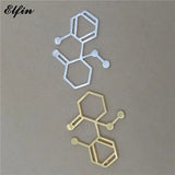 Ketamine Molecule Pendants for Neuron Biology Gift