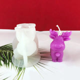 Elk Candle Mold Aromatherapy Christmas Ornament Home Decor