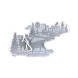 Elk Resin Mold Christmas Deer Silicone Molds Animal Epoxy Casting Mould
