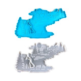 Elk Resin Mold Christmas Deer Silicone Molds Animal Epoxy Casting Mould