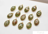 Resin Acrylic Pendant Ear Stud DIY Material