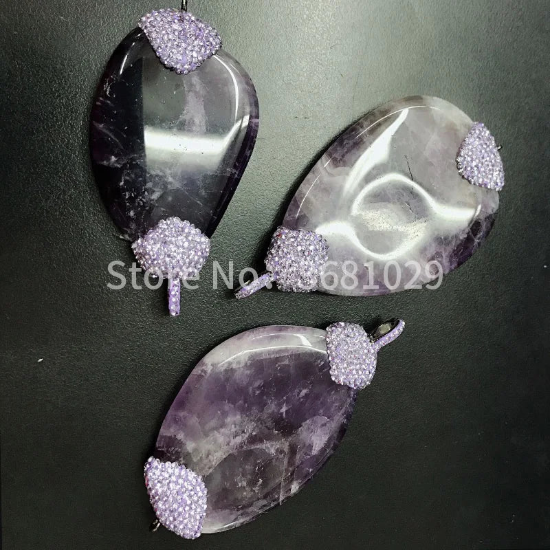 Crystal Pendant Sweater Chain for Tempered Style