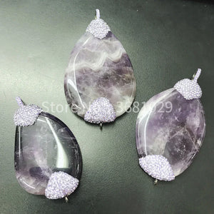 Crystal Pendant Sweater Chain for Tempered Style