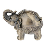 Embossed Elephant Jewelry Box Ashtray Earrings Organizer Holder