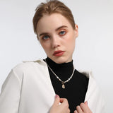 Dragonfly Pendant Necklace Vintage Freshwater Pearl Clavicle Chain
