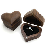 Personalized Wooden Wedding Ring Bearer Box