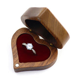 Personalized Wooden Wedding Ring Bearer Box