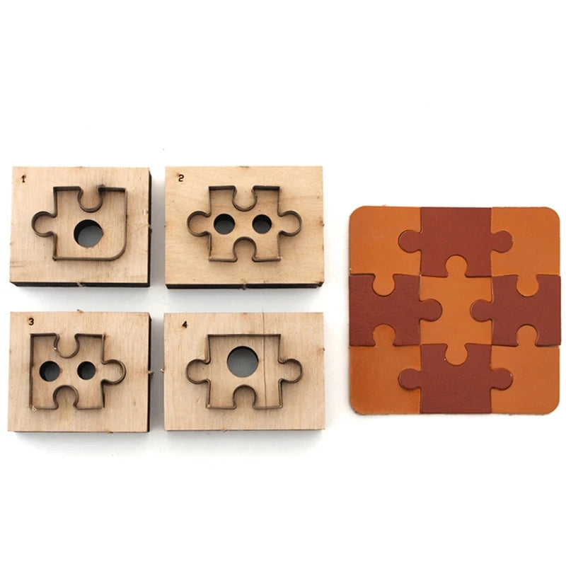 Wooden Die Cutting Leather Mold for Earring Jewelry DIY Crafts