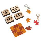 Embossing Wooden Die Cutting Leather Mold Puzzle Shape