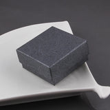 Embossing Cardboard Jewelry Set Gift Boxes With Sponge Inside