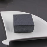Embossing Cardboard Jewelry Set Gift Boxes With Sponge Inside
