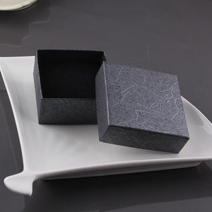 Embossing Cardboard Jewelry Set Gift Packaging Boxes Rectangle