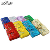 Chinese Wind Embroidered Jewelry Storage Bag Silk Organizer Travel Pouches