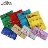 Chinese Wind Embroidered Jewelry Storage Bag Silk Organizer Travel Pouches