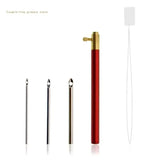 Embroidery Crochet Hook 3 Needles Punch Threader Set