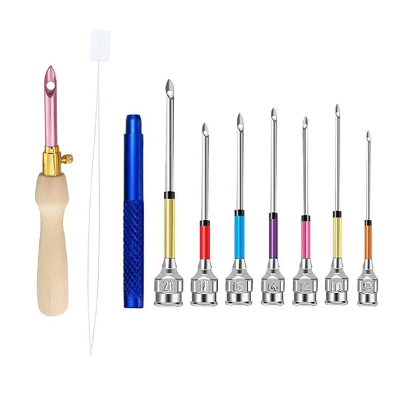 Embroidery Stitching Punch Needle Poking Cross Stitch Tools Knitting Needle