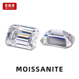 Emerald Cut Moissanite D VVS1 Loose Diamond