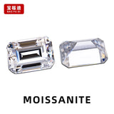 Emerald Cut Moissanite D VVS1 Loose Diamond