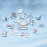 Emerald Cut Moissanite D VVS1 Loose Stones 0.2-13ct Lab Grown Gems