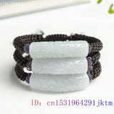 Emerald Jade Beaded Bracelet Gemstones Charm Natural Jewelry Talismans Bead