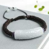 Emerald Jade Beaded Bracelet Man Bracelets for Women Vintage Gemstones