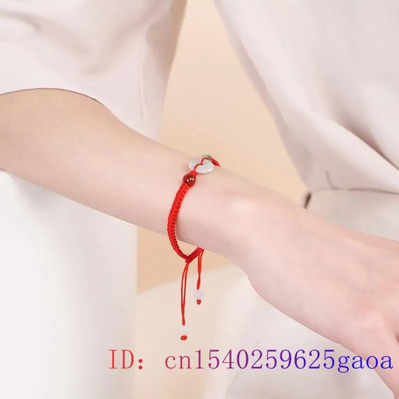 Emerald Jade Buckle Bracelet Jadeite Gemstone Bracelet Women Men