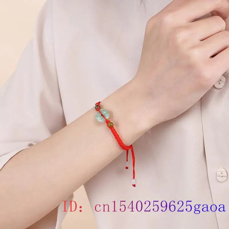 Emerald Jade Buckle Bracelet Jadeite Gemstone Bracelet Women Men