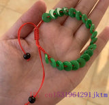 Emerald Jade Copper Bracelet Talismans Real Jewelry Natural Amulets Gift
