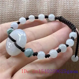 Vintage Emerald Jade Donut Bracelet Natural Jewelry