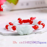 Emerald Jade Pixiu Bracelet Talismans Bangle Natural Bead Men Women Jewelry