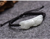 Emerald Jade Pixiu Bracelet Gemstone Talismans Beads Women Gift