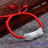 Emerald Jade Pixiu Bracelet Gemstone Talismans Beads Women Gift