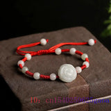 Emerald Jade Rose Bracelet Amulet Jewelry Stone Bead Bracelets for Women