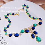 Women's Emerald Necklace - Stunning Treasure Chain