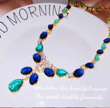 Women's Emerald Necklace - Stunning Treasure Chain