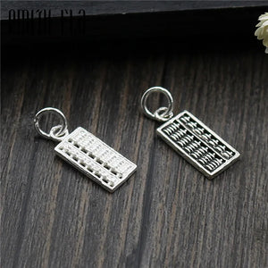Emith Fla 925 Silver Abacus Charm for Bracelet DIY Jewelry Making