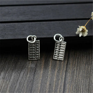 Emith Fla 925 Silver Abacus Charm for Bracelet DIY Jewelry Making